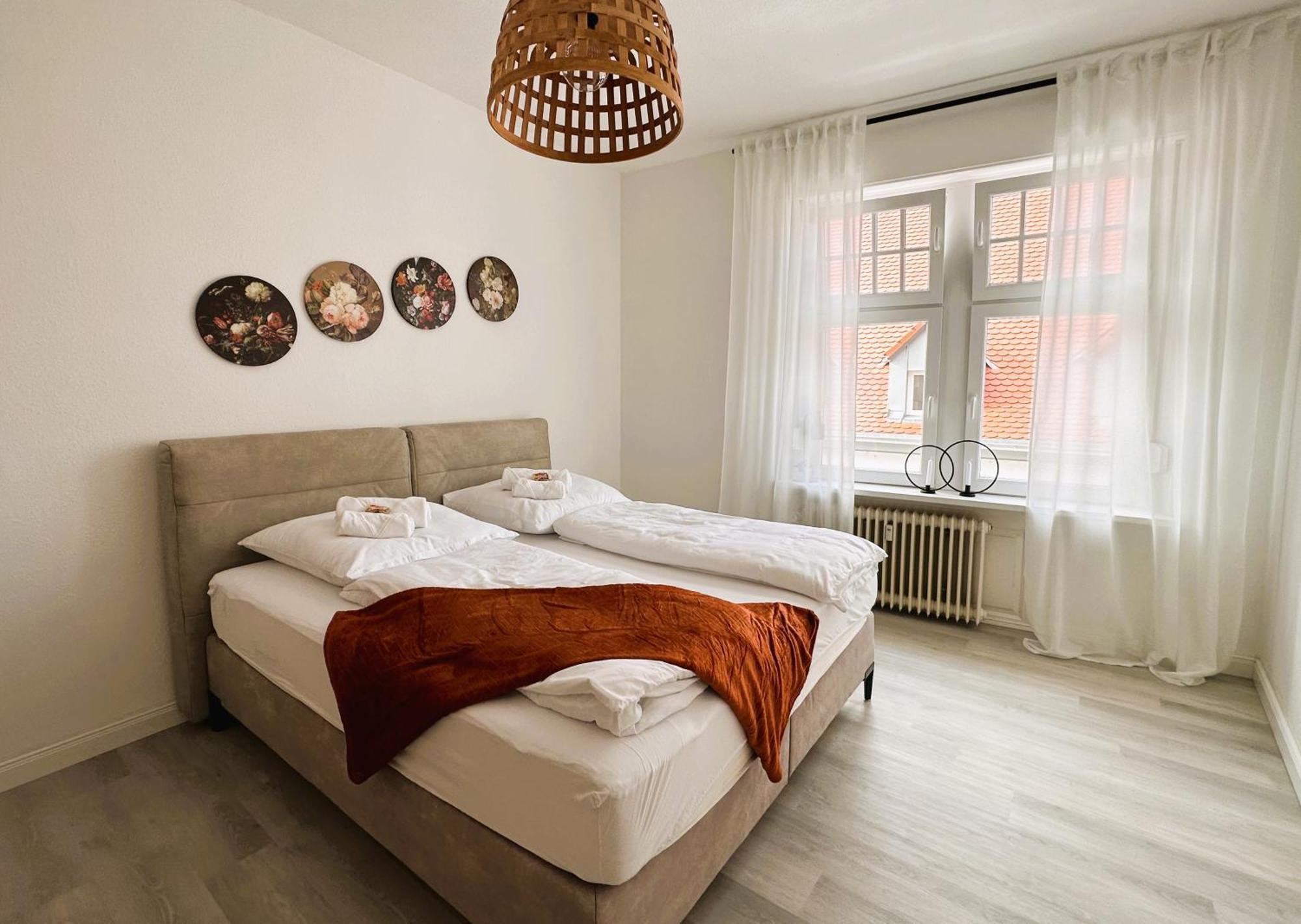 Amao-Brown I Exklusives City-Apartment I 85Qm I Privatparkplatz & Komfort I King-Size Bed Лар Екстериор снимка